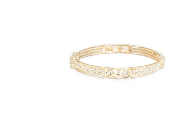 istock Golden Bracelet Jewelry 644310752