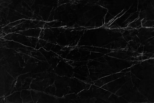 istock The luxury of black marble texture and background. 644324038