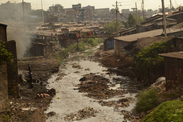 istock Neglected muddy slums in Kenya 644324068