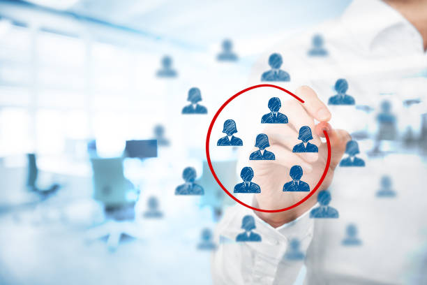 istock Marketing segmentation, management, target market 644335892