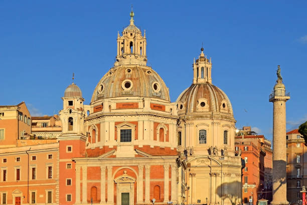 istock church Santa Maria di Loreto, Rome, Italy 644336336