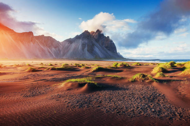 istock Magic sunset on a sandy beach. Beauty world. Turkey 644341686