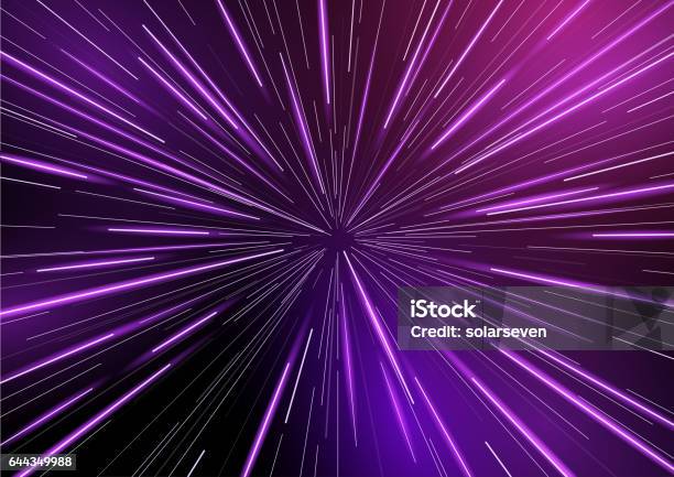 Light Warp Pattern Retro Warp Star Light Beams Stock Illustration - Download Image Now ...