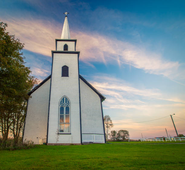 istock Rural church in Canada 644350316