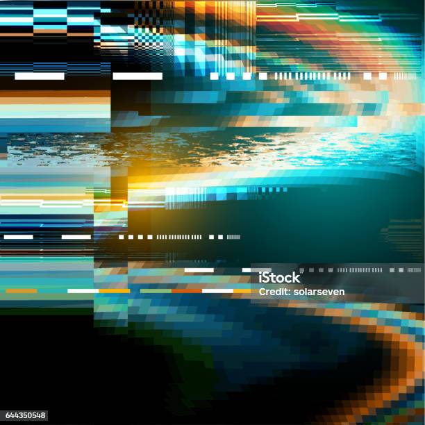Disguesting Screen Backgrounds Glitch Displacement Background Stock Illustration - Download Image Now ...
