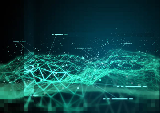 Global Tracking Data Global Data and 3D visualization of information tracking. 3D Illustration. military stock pictures, royalty-free photos & images