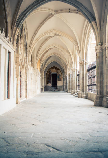 istock corridor of a church 644353982