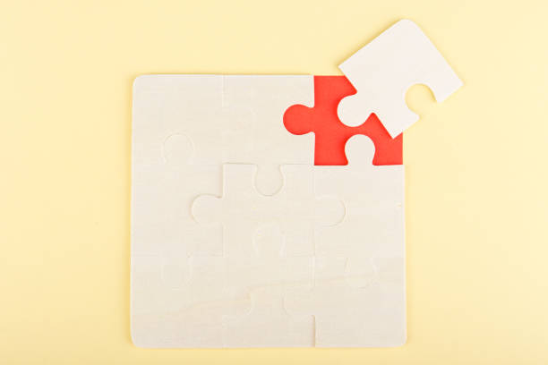istock Business Teamwork Concept - Jigsaw Puzzle Pieces 644355642