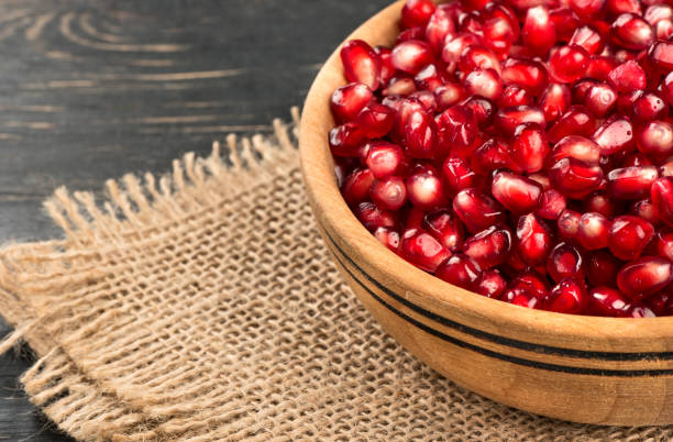 istock Grains pomegranate in bowl 644394088