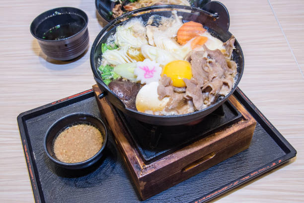 istock Shabu shabu , japanese food 644411322