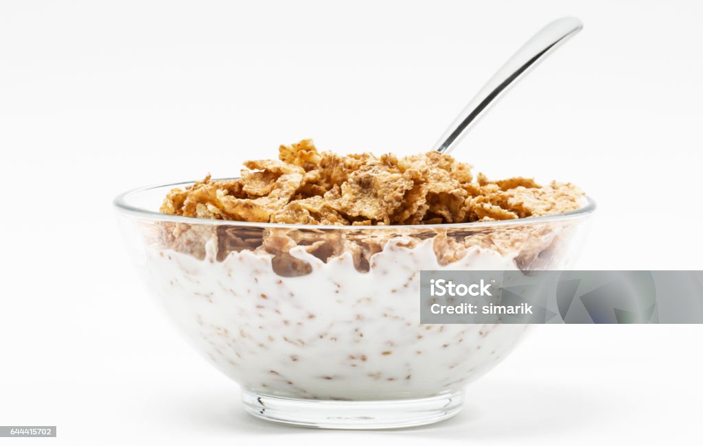 Snack Corn flakes snack. Cereal Plant Stock Photo