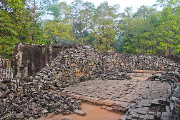 istock Cambodia, Angkor Thom - Bayon Temple 644431002