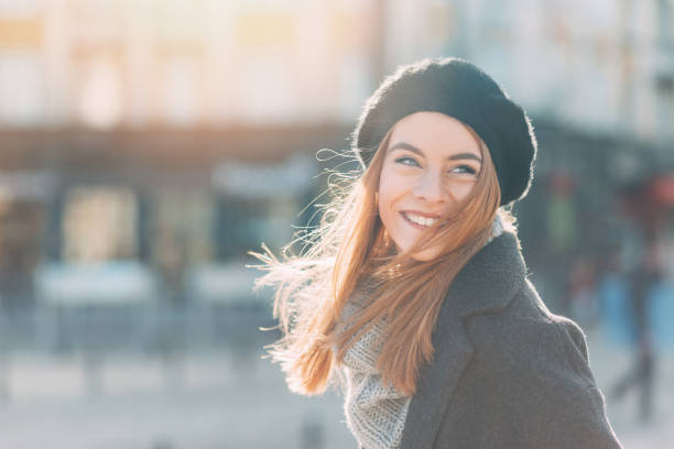 istock Beautiful woman at sunlight 644458152