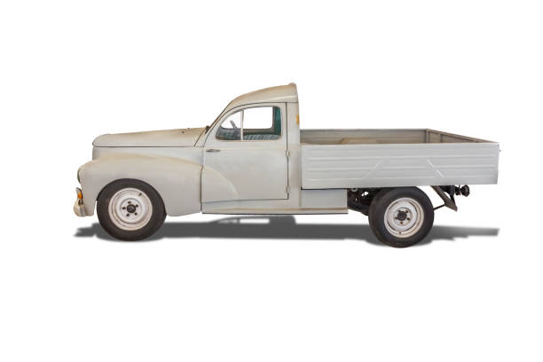 istock ancient Pickup isolated on white background with clipping path. 644505460