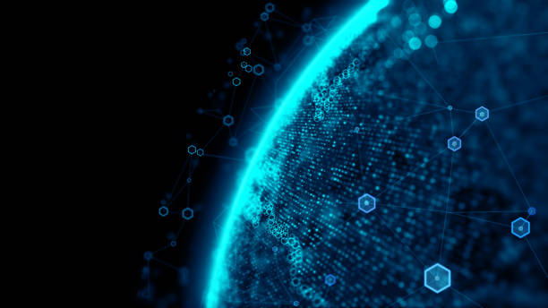 istock The concept of social network, uniting people around the globe. 644511214