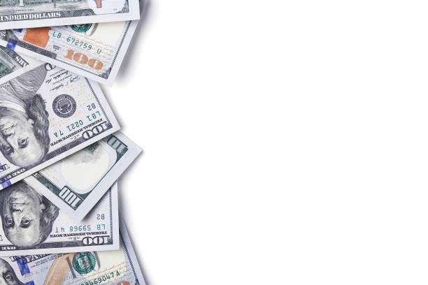 istock Dollars isolated on white background 644513940
