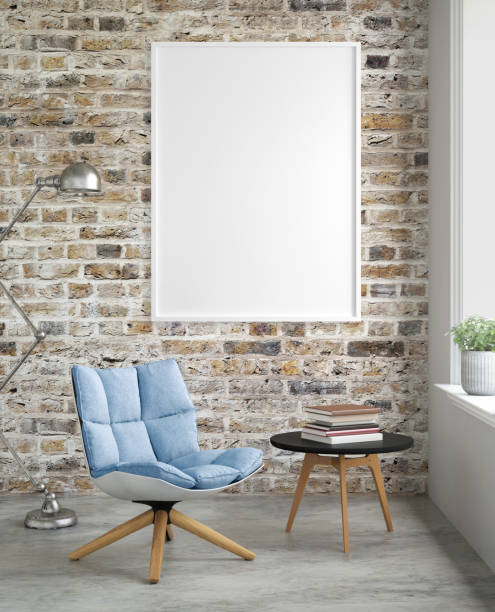 istock Interior hipster blank picture poster frame template 644521542