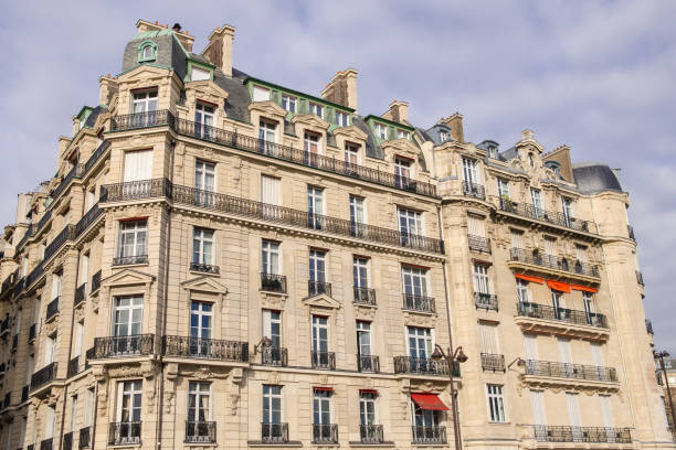 istock Paris, typical building in New York Avenue 644537670