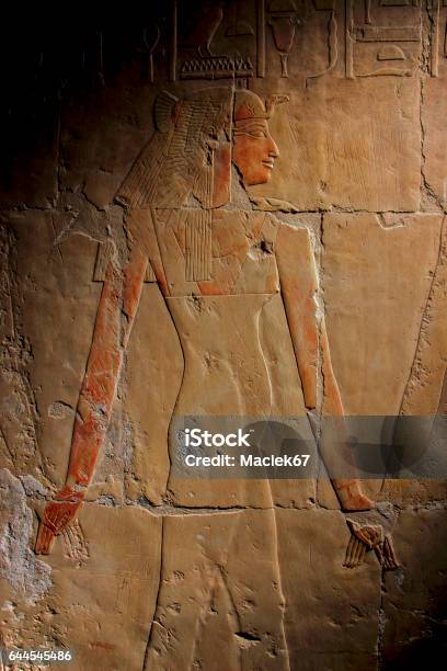 Hatshepsuts Pregnant Mother Queen Ahmose Stock Photo - Download Image Now - Antiquities, Color Image, Egypt