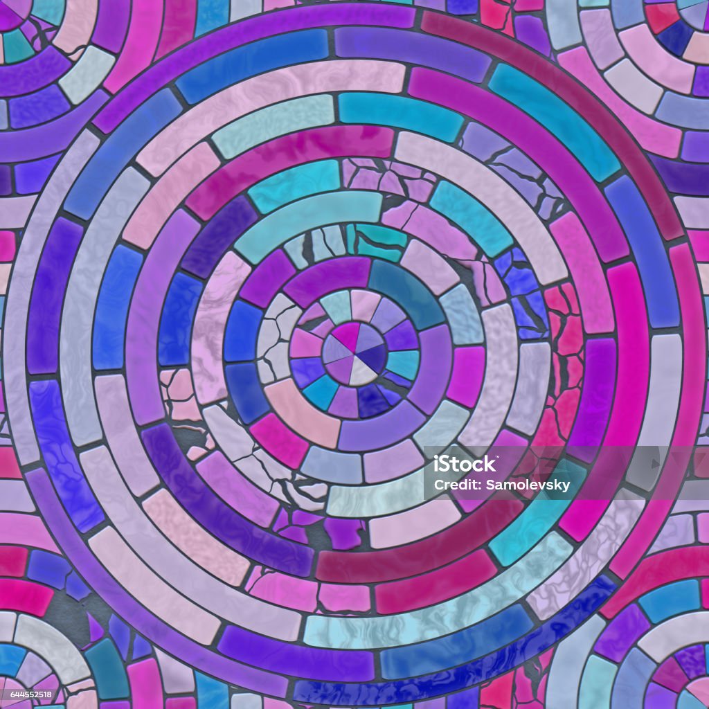 Brick Pattern Raster Raster Seamless Multicolor Brick Pavement Circular Tiling Pattern Stock ...