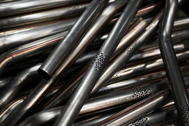 istock Close up of Exhaust Pipes. 644579968