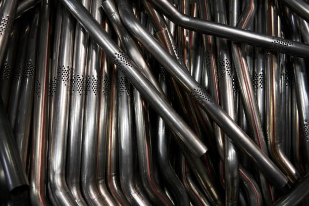 istock Close up of Exhaust Pipes. 644580130