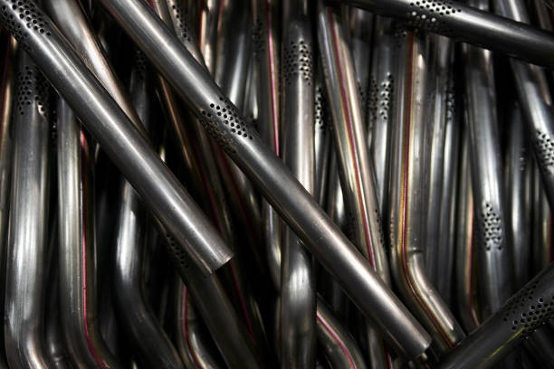 istock Close up of Exhaust Pipes. 644580422
