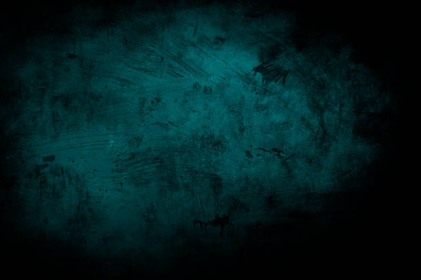 istock dark green grunge background or texture with black vignette borders 644606306
