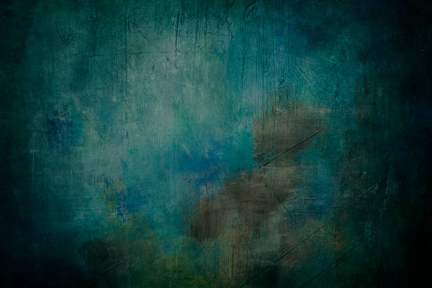 istock blue grunge background or texture with dark vignette borders and spotlight 644606456