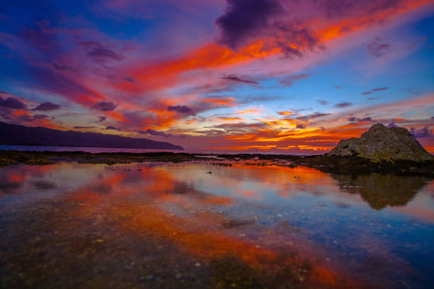 istock Hawaiian Sunset on the North Shore of Oahu 644709996