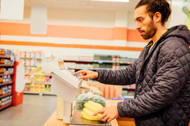 istock Young Man Groceries Shopping 644725886