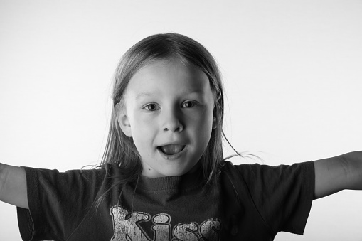 An 7 Year Old Boy With Long Hair Is Surprised On White Background Stock Photo - Download Image Now - iStock An 7 Year Old Boy With Long Hair Is Surprised On White Background Stock Photo - Download Image Now - iStock