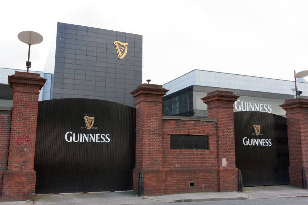 The Guinness Brewery in Dublin, Ireland Dublin, Ireland - May 22, 2016. The Guinness Brewery in Dublin the capital of Ireland. This is the modern area of the Guinness Brewery, more added brewhouses as the company grew in the 20th and 21st centuries. guinness photos stock pictures, royalty-free photos & images