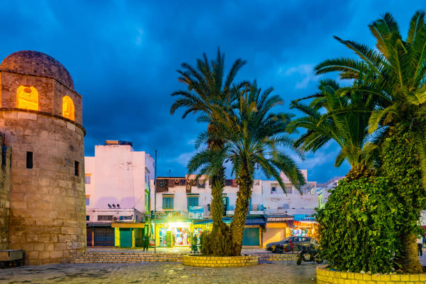istock Night photo of Mosque in Sousse 644855500
