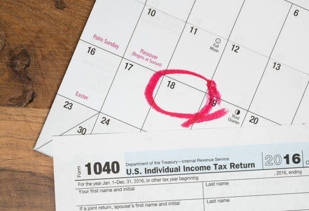 istock Tax day for 2016 returns is April 18, 2017 644869800