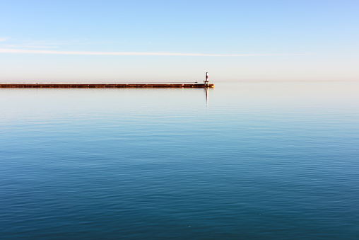 Tranquil Lake Michigan, Chicago
