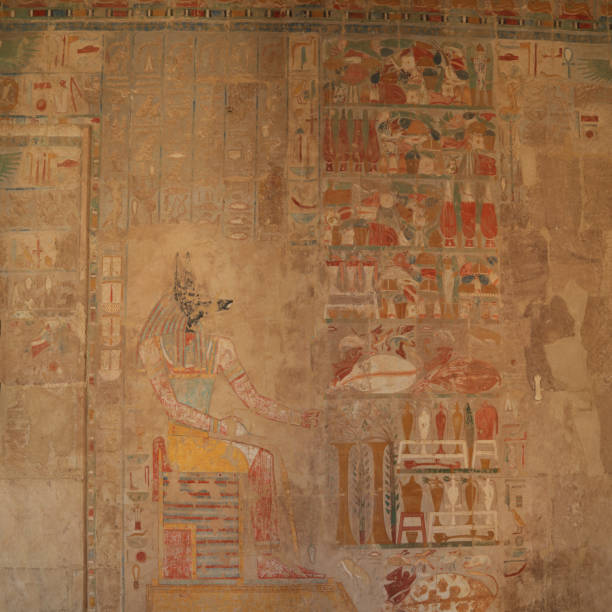 Mural at the Ramasseum, West Bank, Egypt