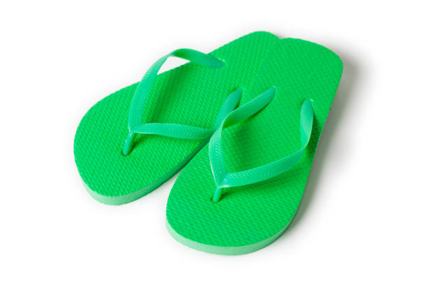 istock Flip Flop Sandals isolated on white background 644917394