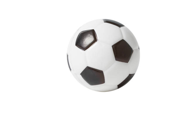 istock Toy Soccer Ball over white background 644919704