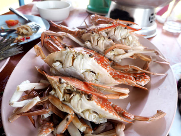 istock Steamed crabs seafood Thailand style 644959156