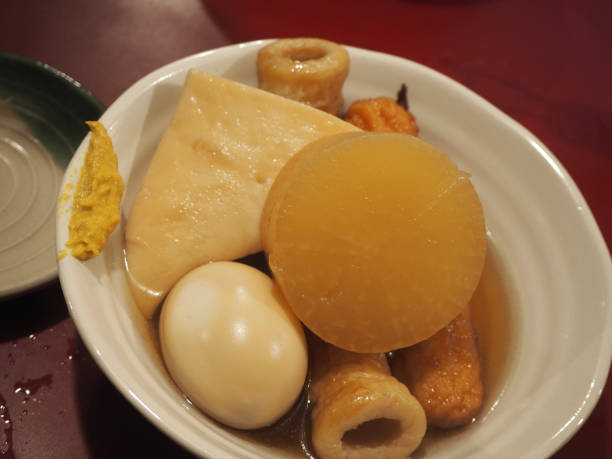 istock Japanese winter cuisine, Oden and sake 644963008