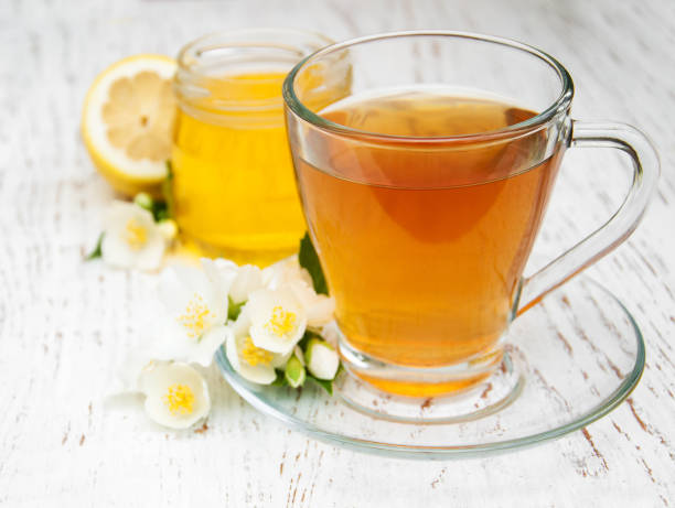 istock Cup of tea with jasmine 644963964