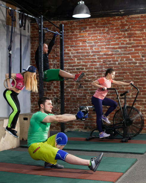 istock people are training at the gym gym 644966280
