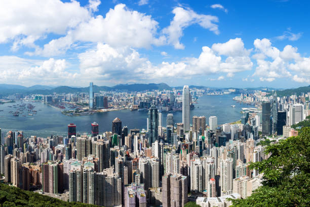 istock Hong Kong famous view 644998110