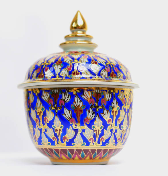 istock Benjarong,ceramic,Porcelain,beautiful from Thailand 645005788