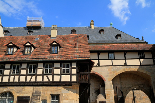 The 15th century Alte Hofhaltung in Bamberg