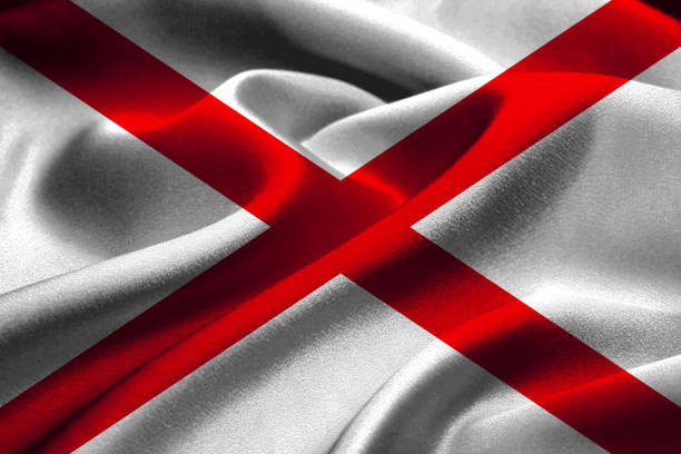 istock US flag of Alabama 645012572
