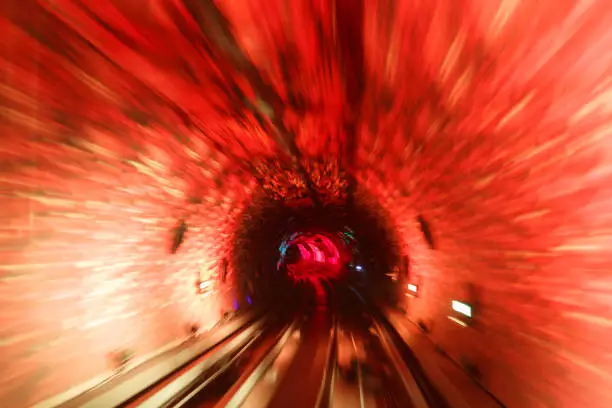 The Light at the End of the track in tunnel