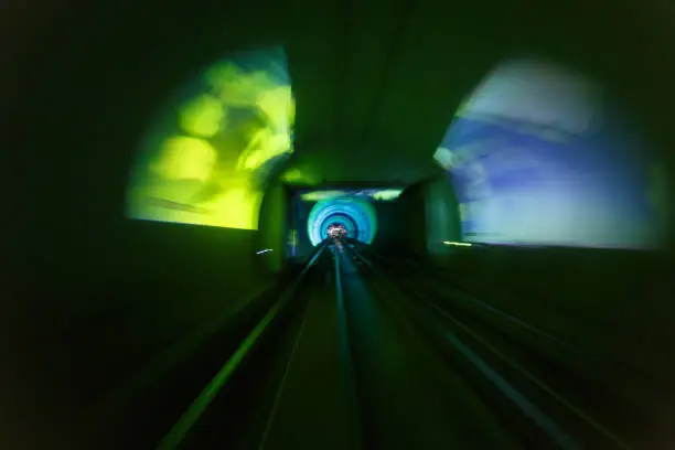 The Light at the End of the track in tunnel