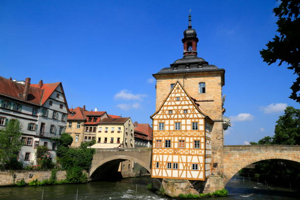 istock Town hall on the bridge, Bamberg 645015646